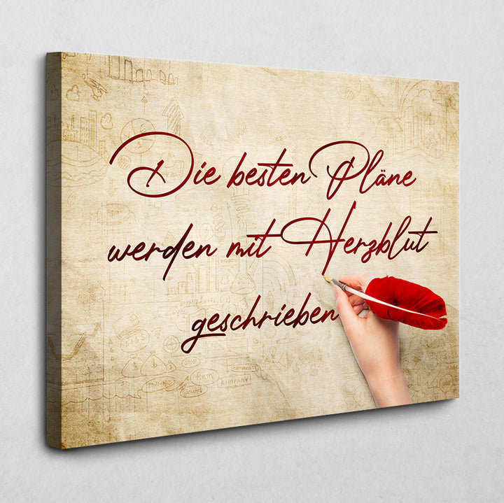 Plane mit Herzblut