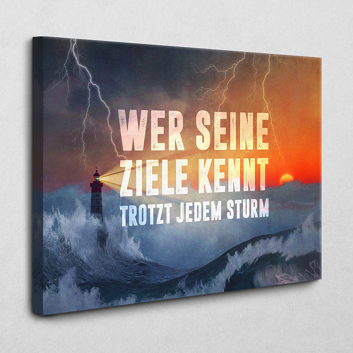 Trotze dem Sturm