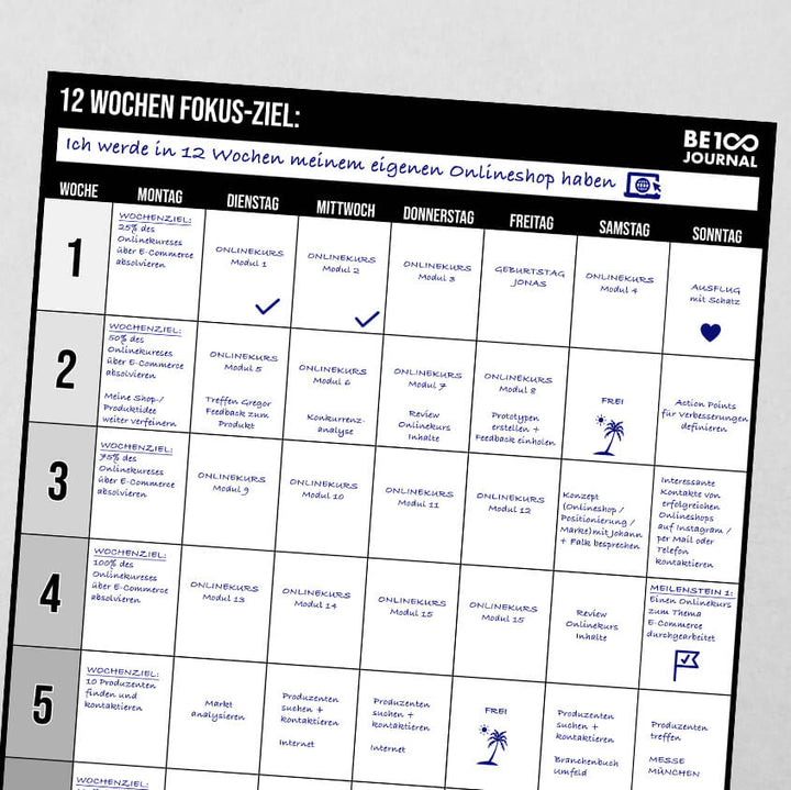 BE100 Roadmap 🎁 (du zahlst nur Versand & Logistik)