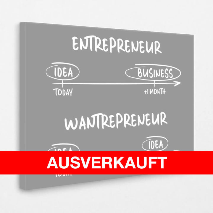 Entrepreneur vs. Wantrepreneur