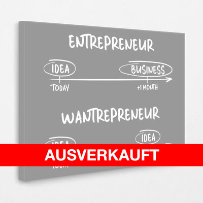 Entrepreneur vs. Wantrepreneur