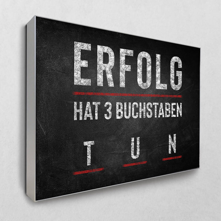 Erfolg hat 3 Buchstaben (Akustikbild)